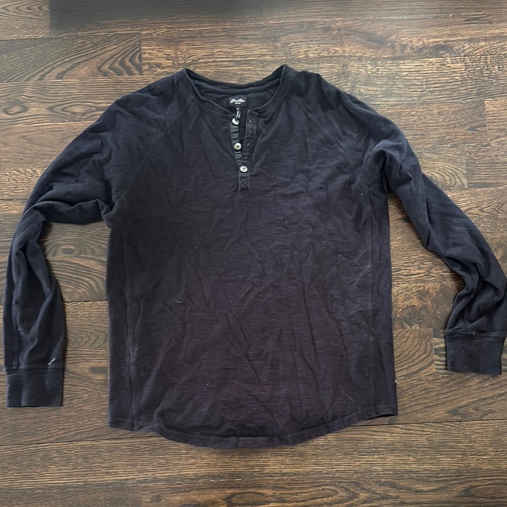 Good Man Brand Black Long Sleeve Tee
